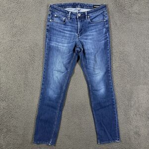 Bonobos Jeans Mens 32x34 (Fits 31x32) Blue Slim Fit Stretch Dark Wash Denim Pant